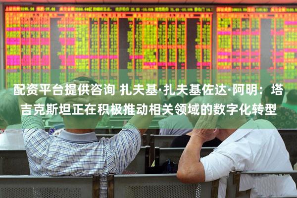 配资平台提供咨询 扎夫基·扎夫基佐达·阿明：塔吉克斯坦正在积极推动相关领域的数字化转型
